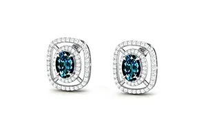 Blue Topaz Earrings
