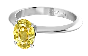 Yellow Sapphire Engagement Rings